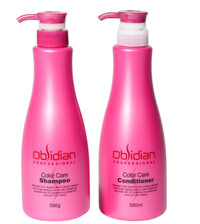 Bộ dầu gội xả giữ màu nhuộm Obsidian color 580mlx2