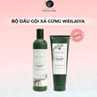 Bộ dầu gội xả gừng Weilaiya giảm rụng, kích mọc tóc nhanh - KHO WEILAIYA VN