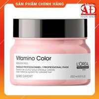 BỘ DẦU GỘI XẢ HẤP DƯỠNG GIỮ MÀU TÓC NHUỘM LOREAL PRO VITAMINO COLOR - HẤP DẦU 250ML