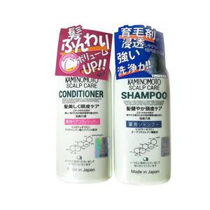 Bộ dầu gội xả kích thích mọc tóc Kaminomoto Medicated Shampoo 300ml