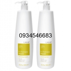 Bộ dầu gội xả Lakme Ktherapy Repair - 1000ml