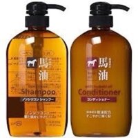 Bộ dầu gội xả mỡ ngựa Nhật Bản