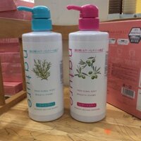 Bộ dầu gội xả Naris Natuve Mild Hair Shampoo 650ml x 2 - Hàng chính hãng