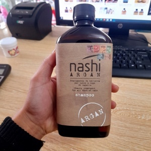 Bộ dầu gội xả Nashi Argan - 500ml, phục hồi tóc hư tổn siêu mềm mượt