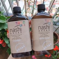 Bộ dầu gội xả Nashi Argan Classic Shampoo and Conditioner siêu mềm mượt phục hồi tóc Italy 500ml