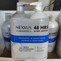 Bộ dầu gội + xả Nexxus Advanced Therappe & Humectress, 2 x 946ml