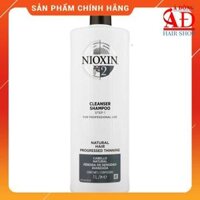 BỘ DẦU GỘI XẢ NIOXIN 2 NATURAL HAIR USA - CHO TÓC TỰ NHIÊN THƯA MỎNG VÀ RỤNG NHIỀU - LẺ DẦU GỘI 1000ML