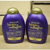 Bộ Dầu Gội Xả Organix Thick & Full Biotin & Collagen