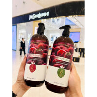 Bộ Dầu Gội Xả Phúc Bồn Tử RASPBERRY BEAUTY ENGRSVER Quả Mâm Xôi 1000mlx2- Hàng Chính Hãng