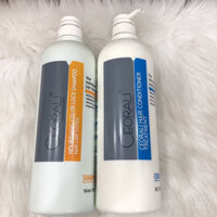 Bộ dầu gội xả phục hồi giữ màu cho tóc nhuộm CEORALI 1000ML