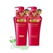 Bộ dầu gội xả Shiseido Tsubaki màu đỏ của Nhật Bản 500ml