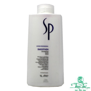 Bộ dầu gội xả siêu mượt SP Wella Smoothen - 1000ml, cho tóc thẳng