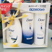 Bộ Dầu Gội, Xả, Sữa Tắm Cao Cấp DOVE- Nhật Bản