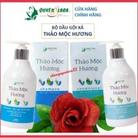 Bộ dầu gội xả Thảo Mộc Hương Quyên lara giúp hết rụng tóc, tóc mọc nhanh dài