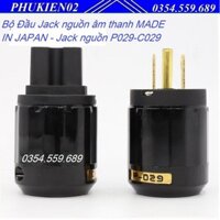 Bộ Đầu Jack nguồn âm thanh MADE IN JAPAN - Jack nguồn P029-C029