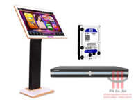 Bộ đầu karaoke OKARA M20 + Màn chân đứng 21′ + ổ cứng 6TB