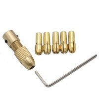 Bộ đầu kẹp chế máy khoan mini cầm tay từ motor trục 2.35mm 7 chi tiết
