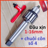 Bộ đầu kẹp mũi khoan 1-16mm JIEHE cao cấp + chuôi côn MT4