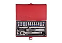 BỘ ĐẦU KHẨU 1/4 INCH  KINGTONY 18 CHI TIẾT 2019 MR03