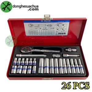 Bộ đầu khẩu KingTony 2526MR01, 1/4'' 26 chi tiết