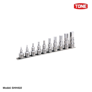 Bộ đầu khẩu TONE 10 chi tiết 1/2" SHH410