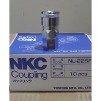 Bộ Đầu nối nhanh khí nén ren trong 13mm NKC NL-22SF và NL-22PF Made In Japan