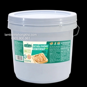 Bơ đậu phộng Golden Farm dạng mịn 5kg