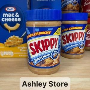 Bơ đậu phộng hạt Skippy 462g