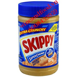 Bơ đậu phộng hạt Skippy 462g