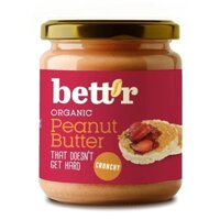 Bơ đậu phộng hữu cơ Bett's 250g
