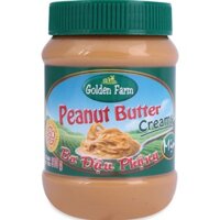 Bơ Đậu Phộng Mịn Golden Farm Hũ 510G