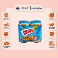 Bơ đậu phộng Skippy Creamy Super Chunk 1,36kg Mỹ
