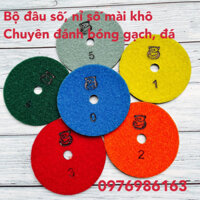Bộ đầu số khô đầu số mài đá nỉ số lá số đánh bóng gồm 6 lá