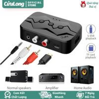 Bộ Đầu Thu Phát Bluetooth 5.0 Audio NFC cho Tivi Amply loa nghe nhạc đa năng đọc thẻ nhớ USB Mp3 hỗ trợ mic gọi rảnh tay