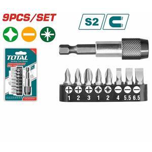 Bộ đầu tua vít Total TACSD3091 (9 chi tiết)