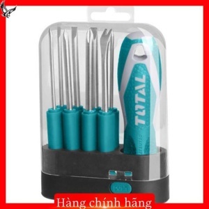Bộ đầu tuốc nơ vít (tô vít) 9 chi tiết Total THT250906