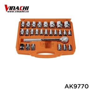 Bộ đầu tuýp 1/2", 32 chi tiết Asaki  AK-9770
