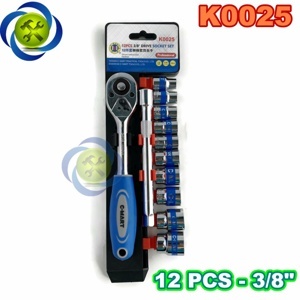 Bộ đầu tuýp 12 chi tiết C-Mart K0025