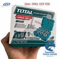 Bộ đầu tuýp 14 chi tiết Total THKTETS0114