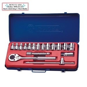 Bộ đầu tuýp 18 chi tiết C-Mart K0009