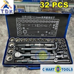 Bộ đầu tuýp 32 chi tiết C-Mart K0108