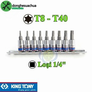 Bộ đầu tuýp lục giác sao Kingtony 2109PR