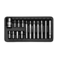 Bộ đầu tuýp mũi lục giác 1/2" Yato 15 chi tiết YT-0413