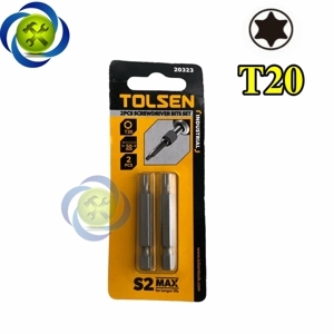 Bộ đầu vít t20x50 tolsen 20323