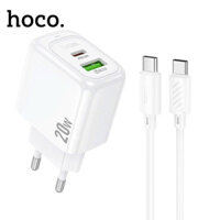 Bộ Dây cáp 2 cổng CS54A Hoco sạc nhanh vật liệu abs chống chập cháy đáng tin cậy tiện lợi dễ dử dụng
