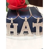 Bộ dây chuyền bạc nam chữ T và H bạc ta cao cấp-có bán lẻ mặt dây