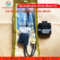 Bộ dây chuyển sạc Exciter 150 cho Wave A 110cc, Honda Blade 110cc