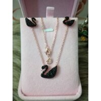 Bộ dây chuyền thiên nga đen