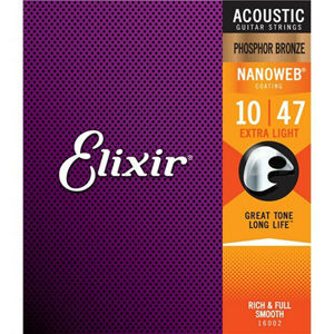 Bộ Dây Đàn Guitar Acoustic Elixir 16002
