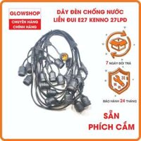 Bộ dây đèn chống nước liền đui, liền phích cắm, đui E27 lõi đồng cắm nối tiếp bảo hành 2 năm